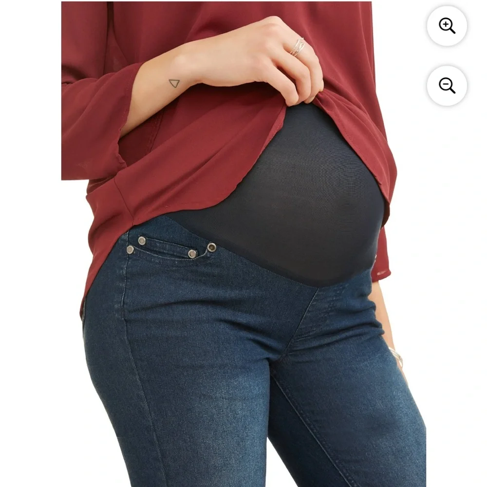 NWT Oh! Mamma Full Panel Maternity Jeans, 1X